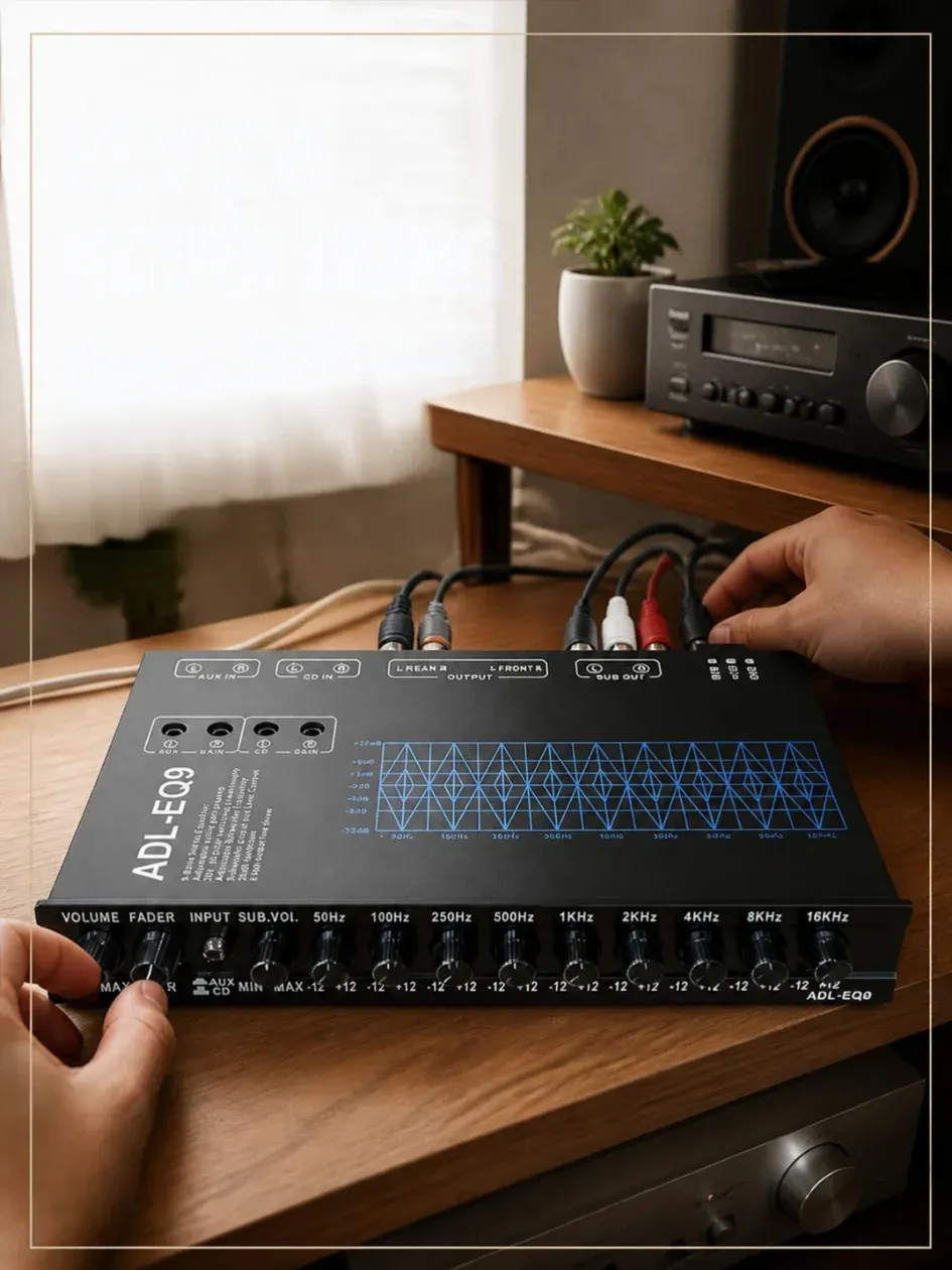 Chỉnh âm ADL-EQ9 thực tế